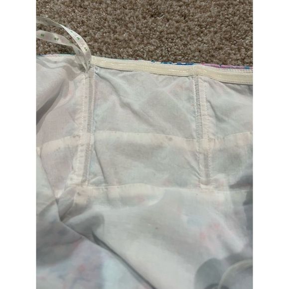 Lilly Pulitzer Dress blue/pink/white sleeveless ruffle size 10 - Picture 10 of 12